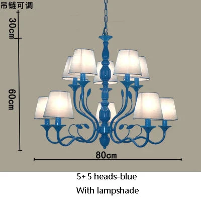 lustre rétro en fer noir style vintage industriel pour éclairage intérieur - Image 9