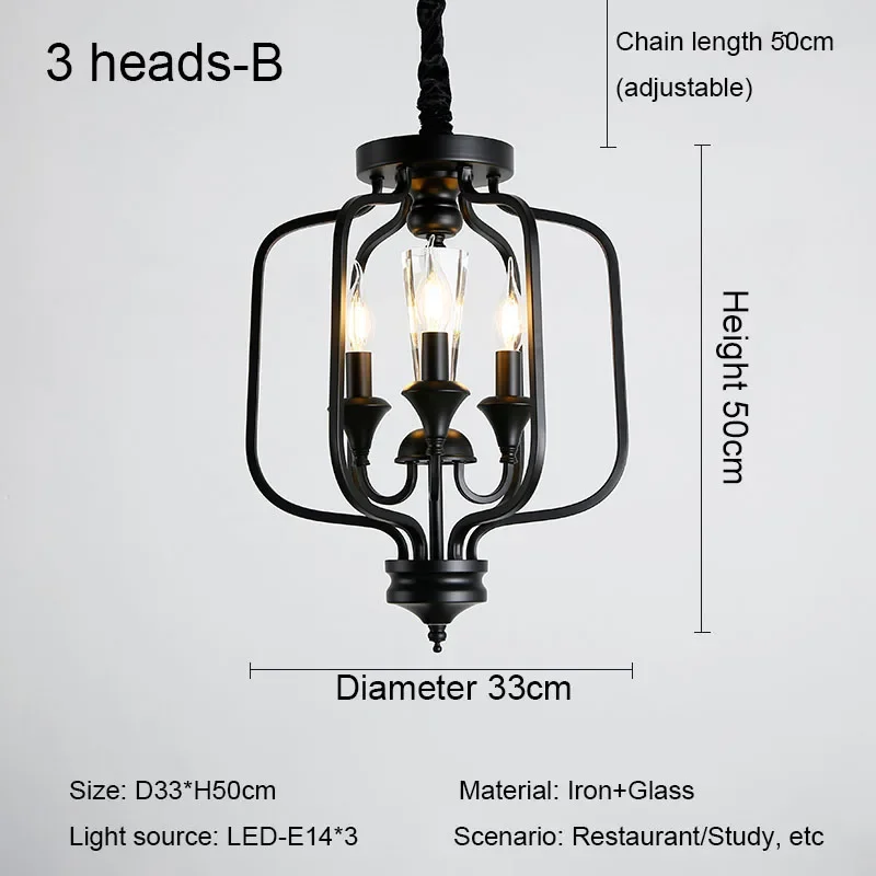 lustre rétro luxe en cristal style américain - Image 10
