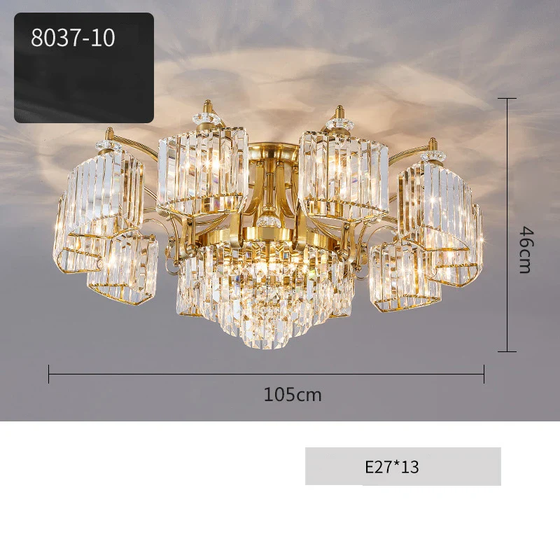 lustre rond à led intensité variable luxe 2022 - Image 13