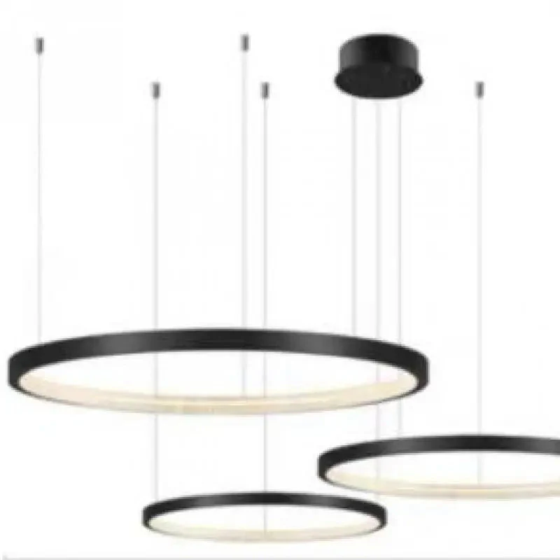 lustre rond en cuivre antique pour éclairage moderne intérieur - Image 2