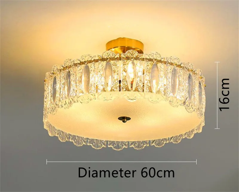 lustre rond en verre artistique pour intérieur moderne - Image 10