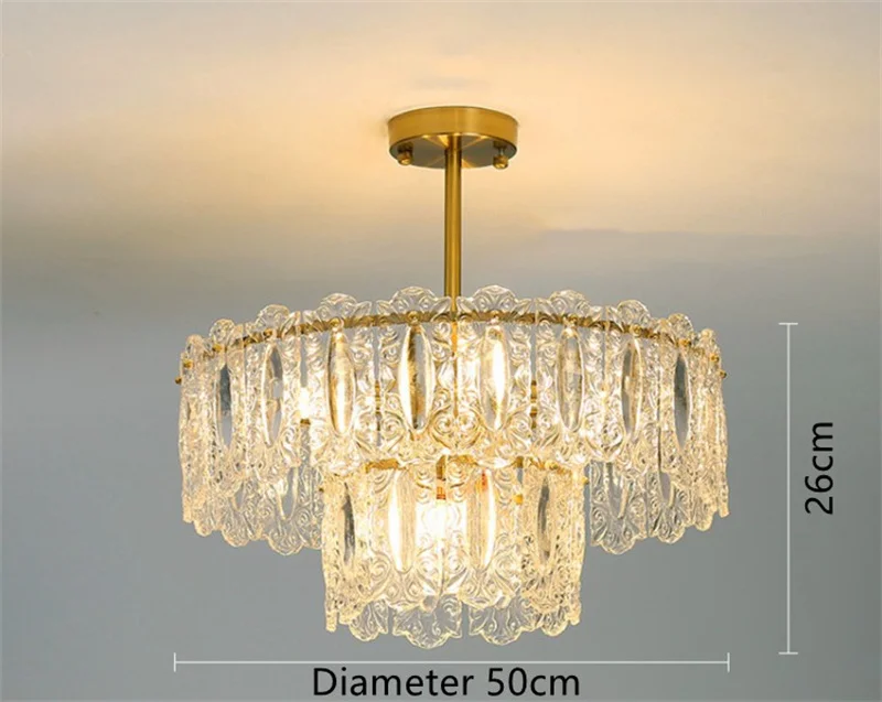lustre rond en verre artistique pour intérieur moderne - Image 12