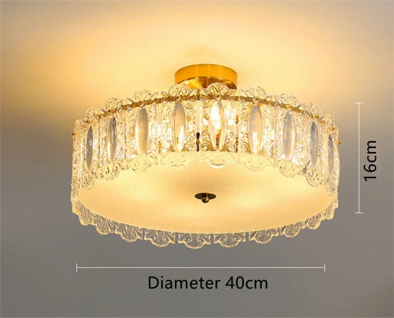 lustre rond en verre artistique pour intérieur moderne - Image 15