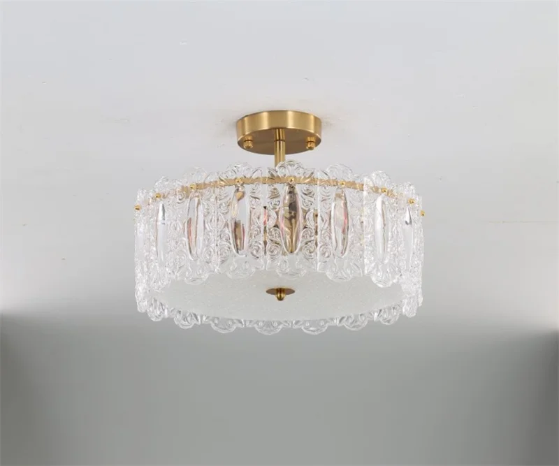 lustre rond en verre artistique pour intérieur moderne - Image 6