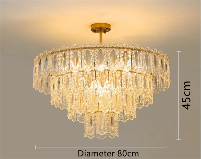 lustre rond en verre artistique pour intérieur moderne - Image 9