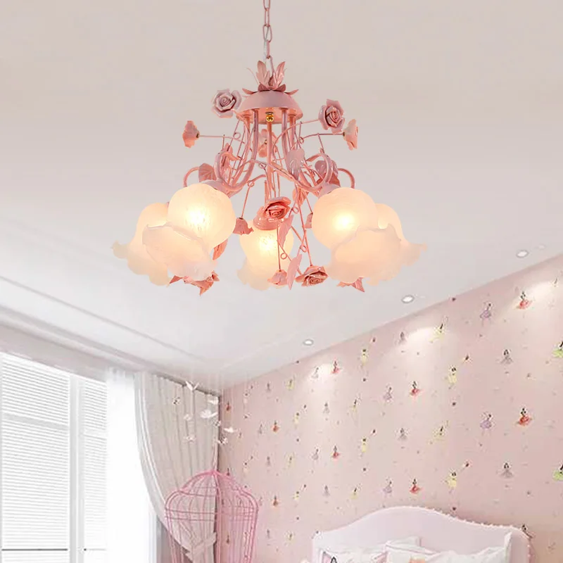 lustre rose pour une ambiance enfantine lumineuse et douce - Image 3