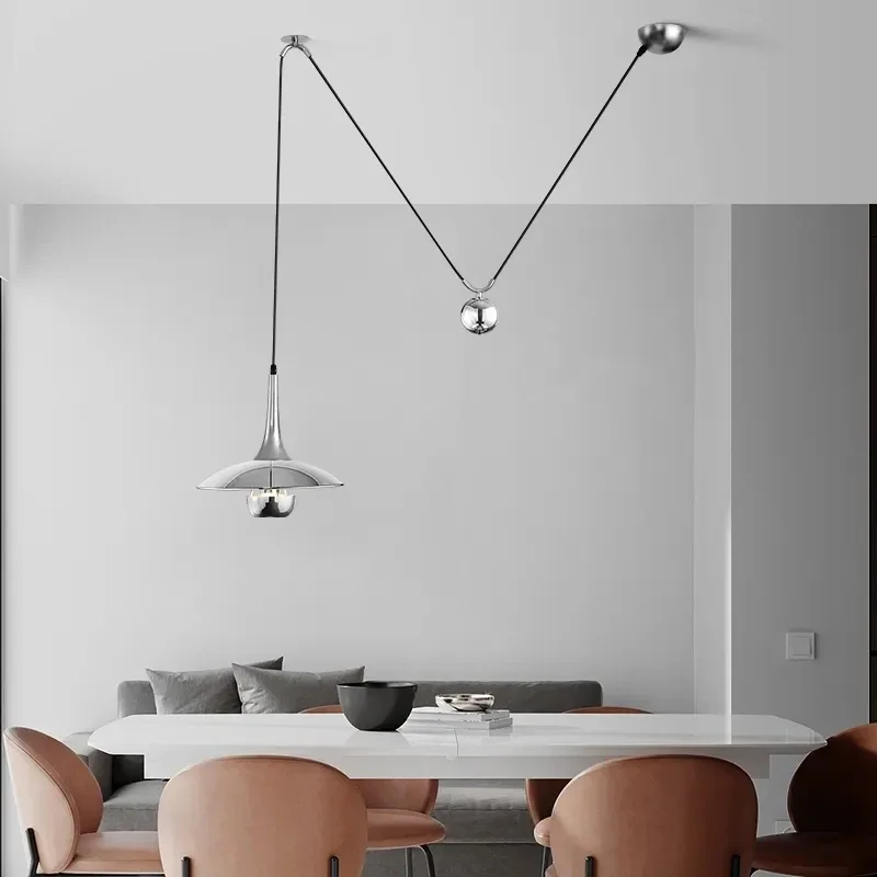 lustre soucoupe volante créatif moderne réglable pour intérieur décoratif - Image 2