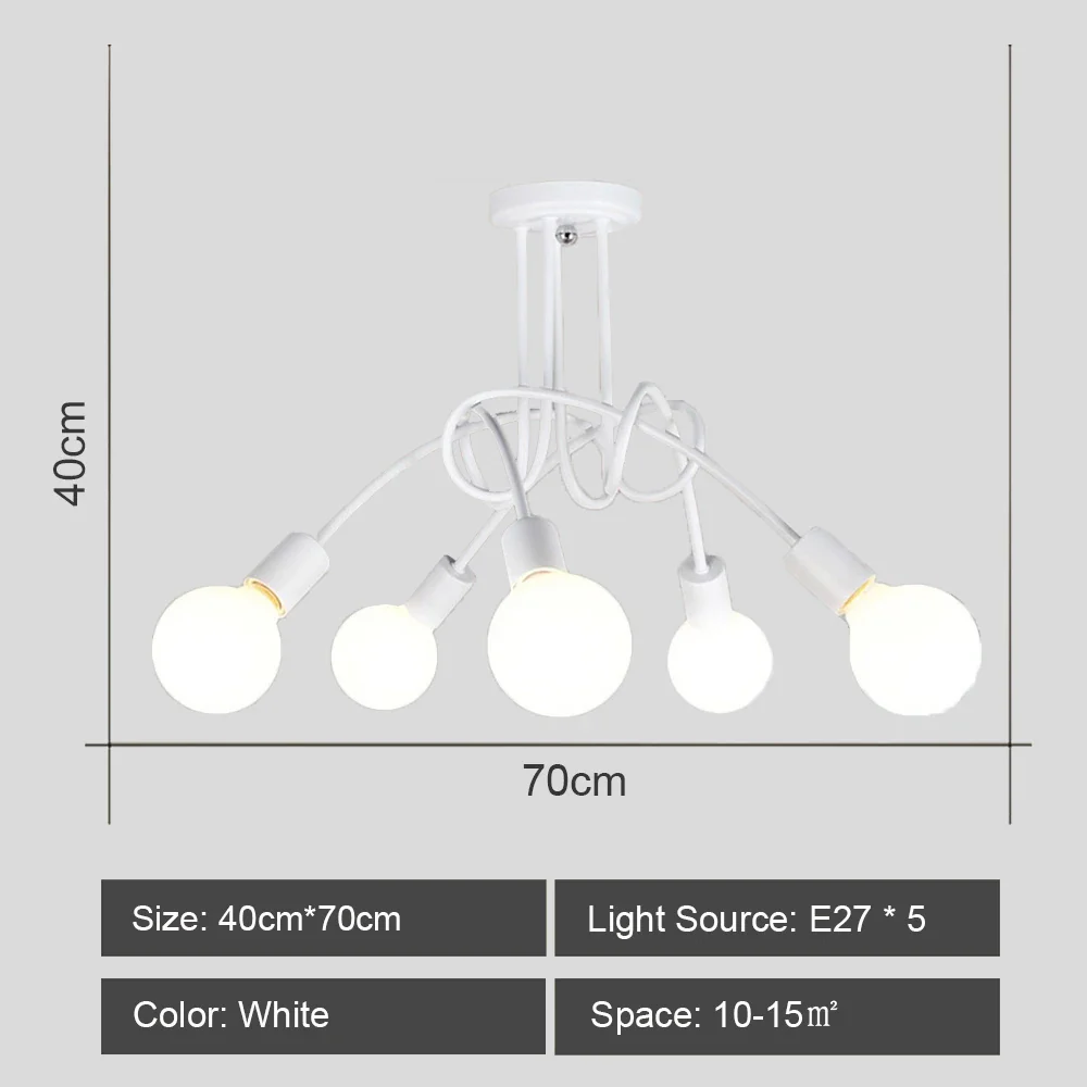 lustre sputnik moderne style industriel pour intérieur élégant - Image 11