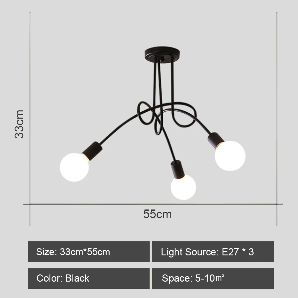 lustre sputnik moderne style industriel pour intérieur élégant - Image 14