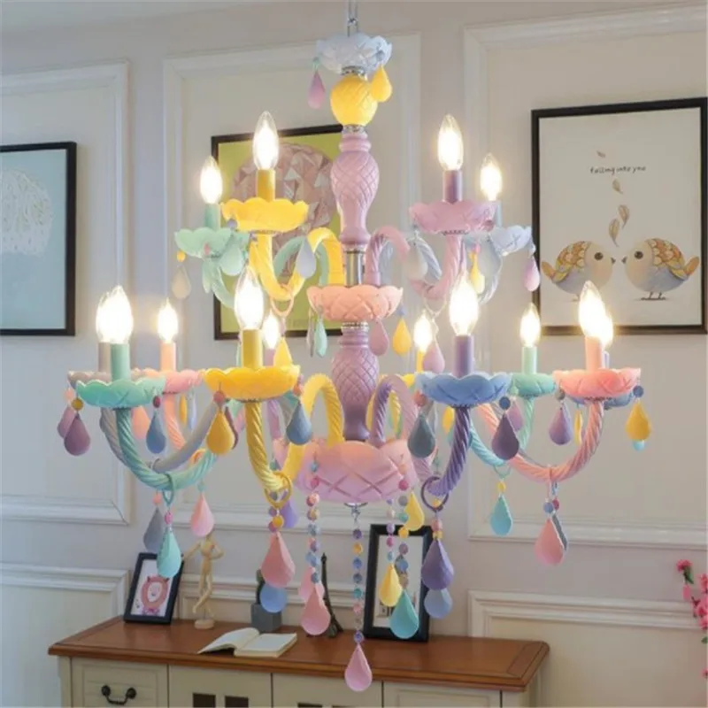 lustre suspendu en cristal pour décoration moderne et festive - Image 6