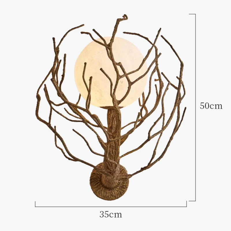 lustre suspendu en forme de branche d'arbre à led décor rétro - Image 10