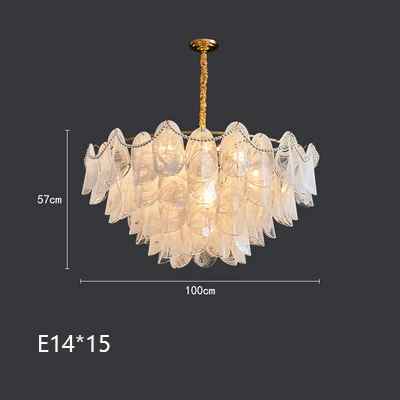 lustre suspendu en verre design nuage créatif moderne - Image 13