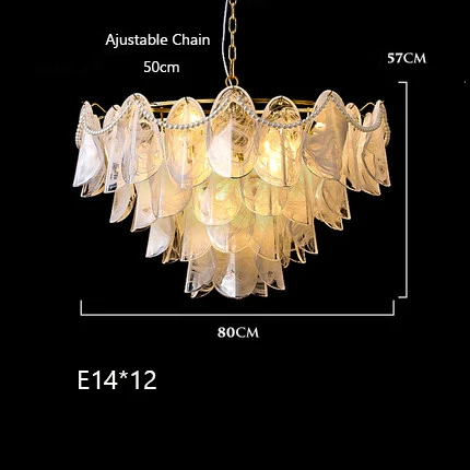 lustre suspendu en verre design nuage créatif moderne - Image 15