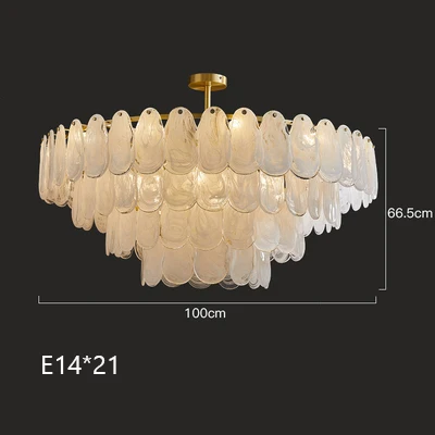 lustre suspendu en verre design nuage créatif moderne - Image 7
