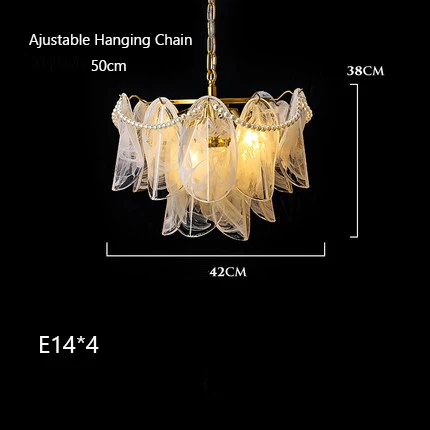 lustre suspendu en verre design nuage créatif moderne - Image 9