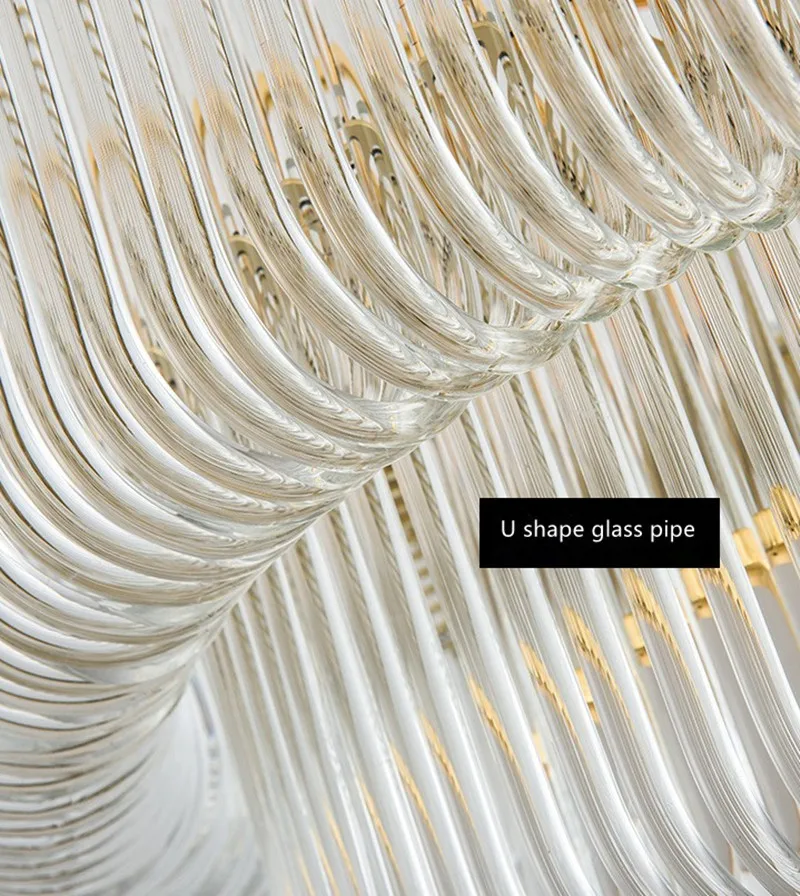 lustre suspendu moderne en verre cristal design élégant - Image 5