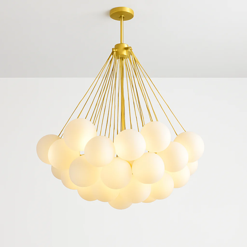 lustre suspendu moderne en verre pour décoration intérieure - Image 2