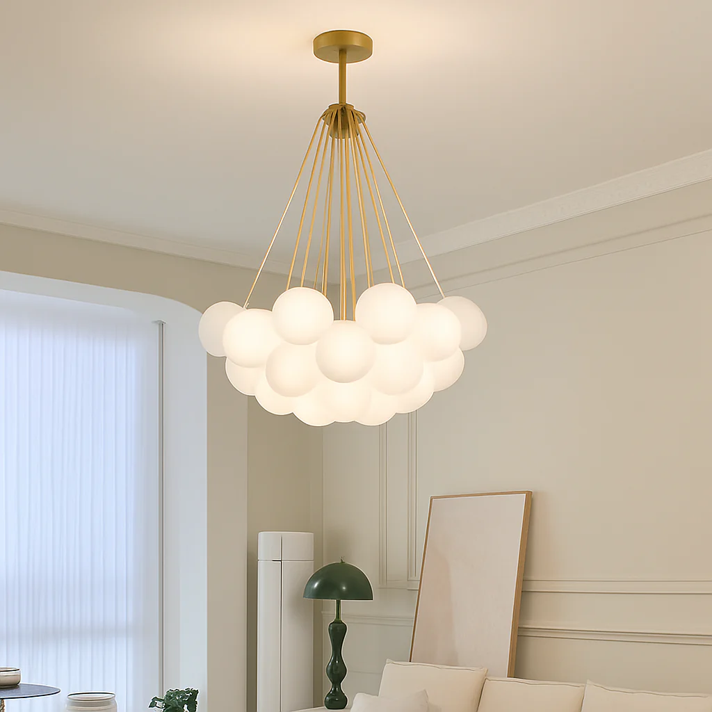 lustre suspendu moderne en verre pour décoration intérieure - Image 4