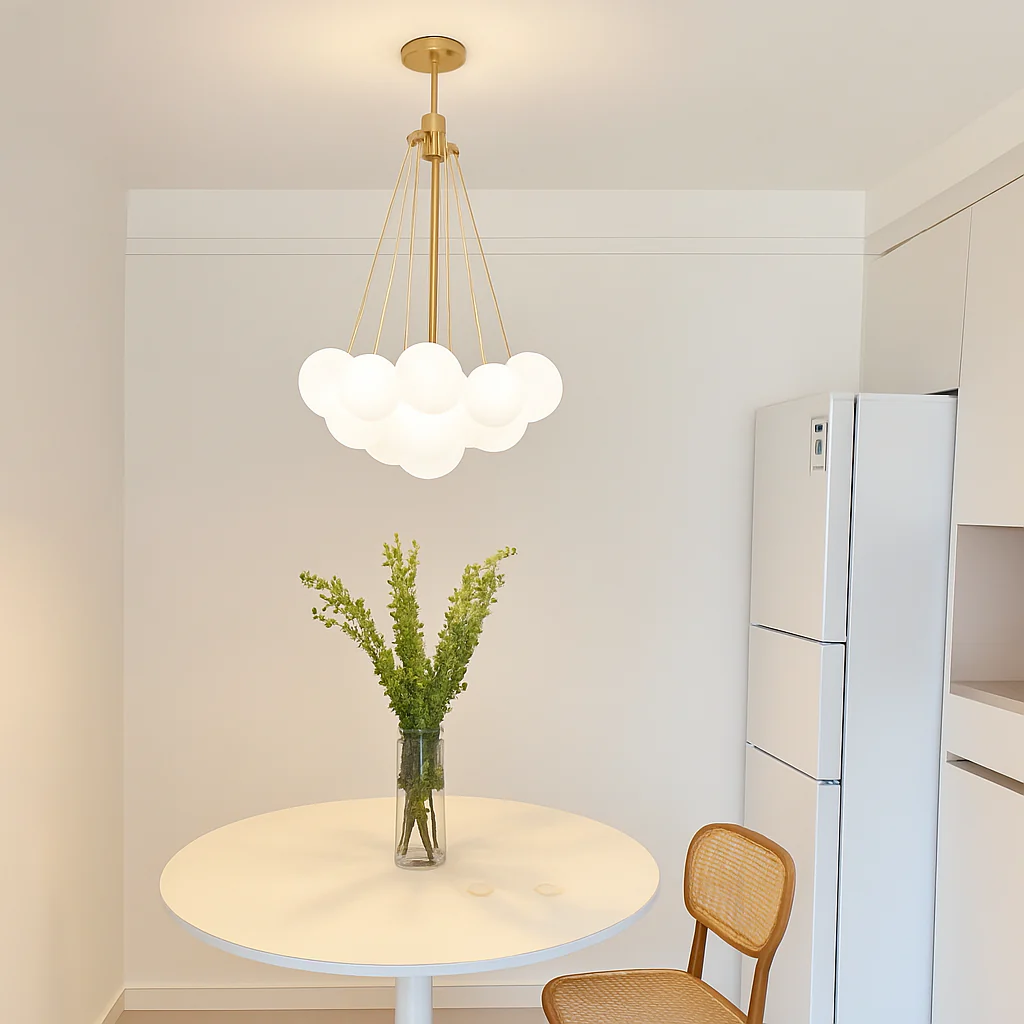 lustre suspendu moderne en verre pour décoration intérieure - Image 5