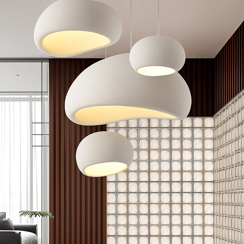 lustre suspendu moderne japonais fait main pour intérieur et café - Image 3