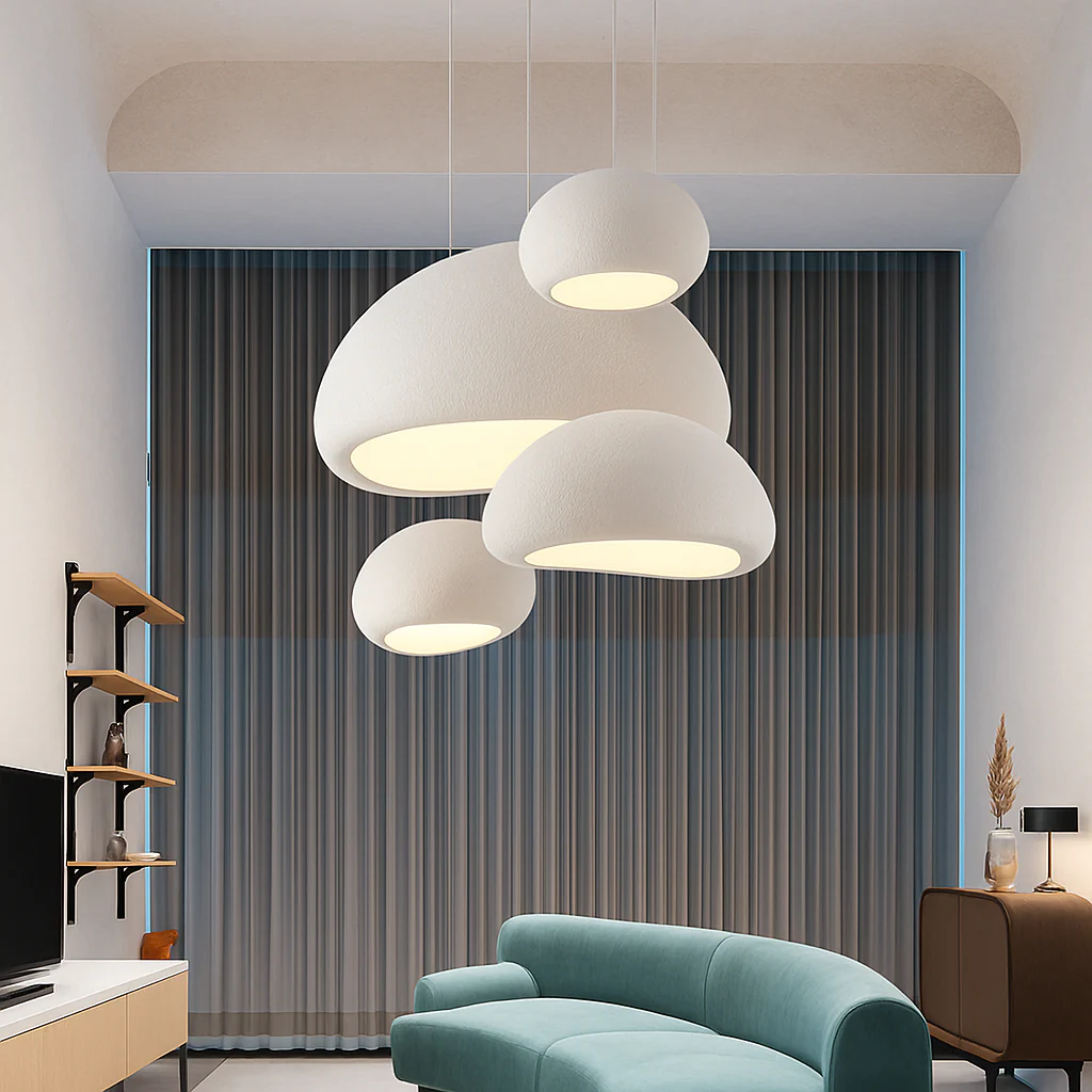 lustre suspendu moderne japonais fait main pour intérieur et café - Image 4