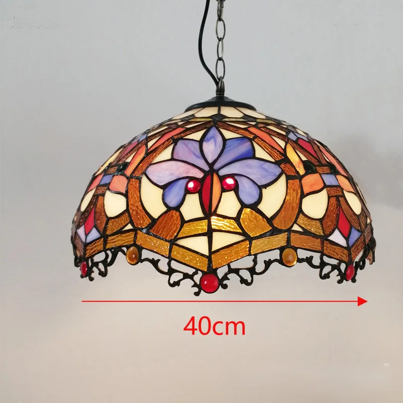 lustre tiffany vitrail style méditerranéen pour intérieur élégant - Image 12