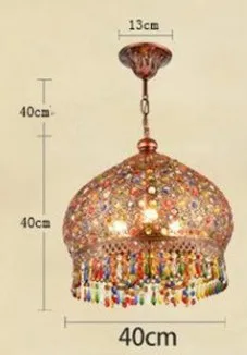 lustre turc vintage style bohème vitrail romantique pour café ou restaurant - Image 10