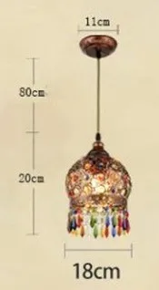 lustre turc vintage style bohème vitrail romantique pour café ou restaurant - Image 7