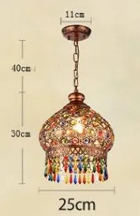 lustre turc vintage style bohème vitrail romantique pour café ou restaurant - Image 8