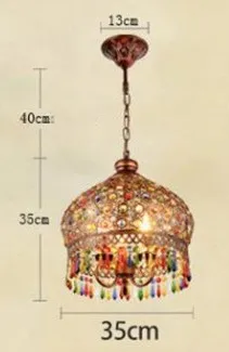 lustre turc vintage style bohème vitrail romantique pour café ou restaurant - Image 9