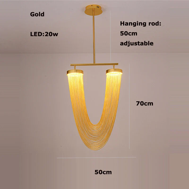 lustre vintage à led éclairage tendance 2022 suspension - Image 18