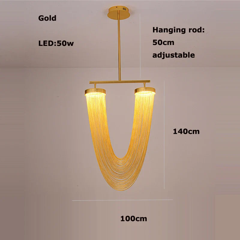lustre vintage à led éclairage tendance pour intérieur - Image 10