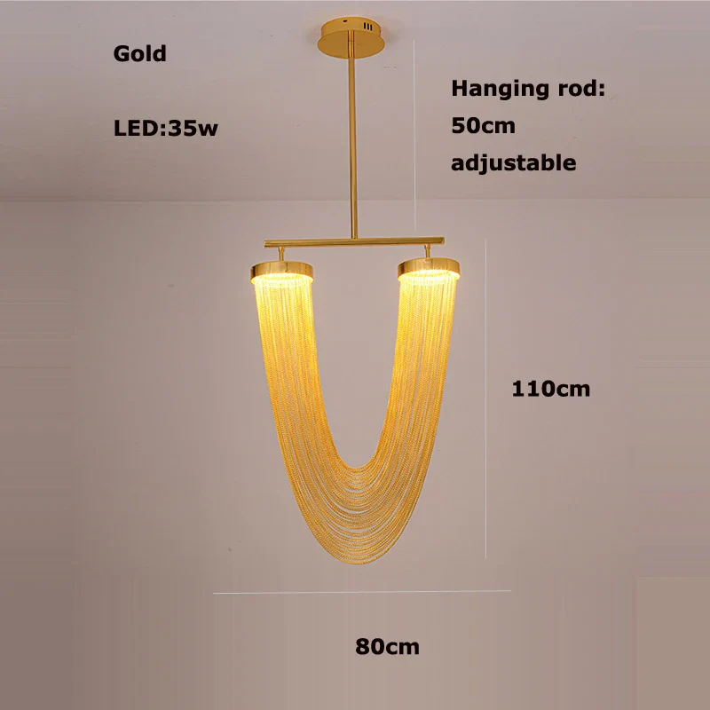 lustre vintage à led éclairage tendance pour intérieur - Image 15