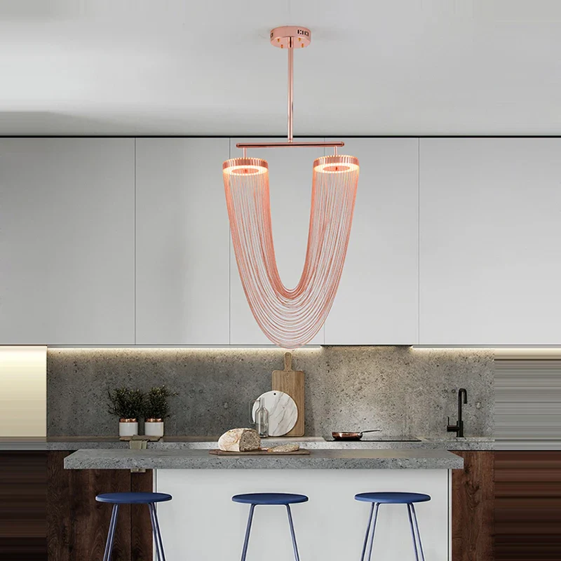 lustre vintage à led éclairage tendance pour intérieur - Image 2
