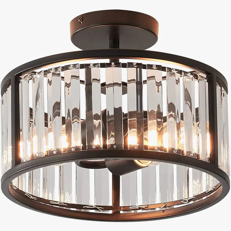 lustre vintage rond pour intérieur style loft moderne - Image 4