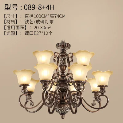 lustre vintage style nordique pour éclairage intérieur élégant - Image 11