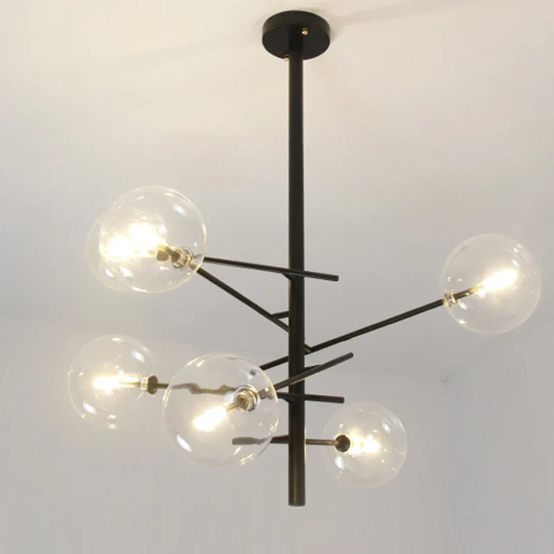 lustre winfordo globe led suspendu avec bulles de verre pour décoration - Image 5