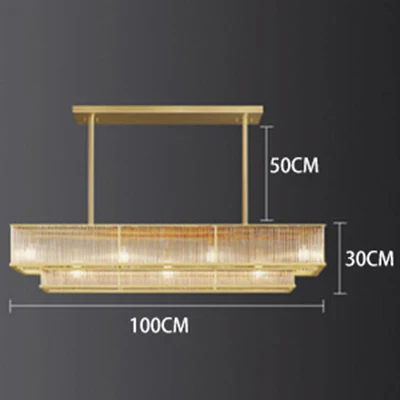 lustres en cristal doré modernes pour éclairage intérieur - Image 11