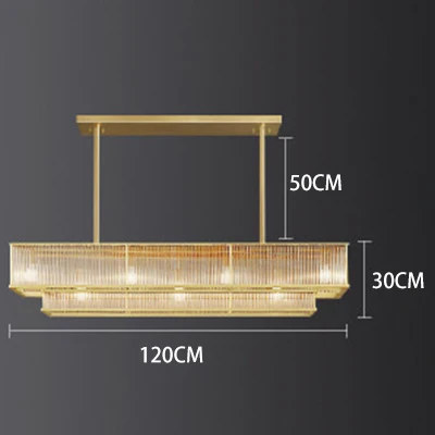 lustres en cristal doré modernes pour éclairage intérieur - Image 12