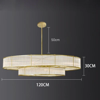 lustres en cristal doré modernes pour éclairage intérieur - Image 13