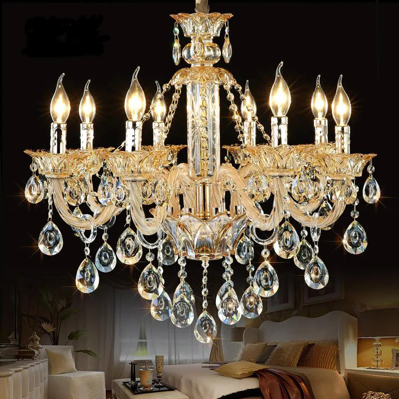 lustres en cristal pour décoration intérieure moderne et élégante