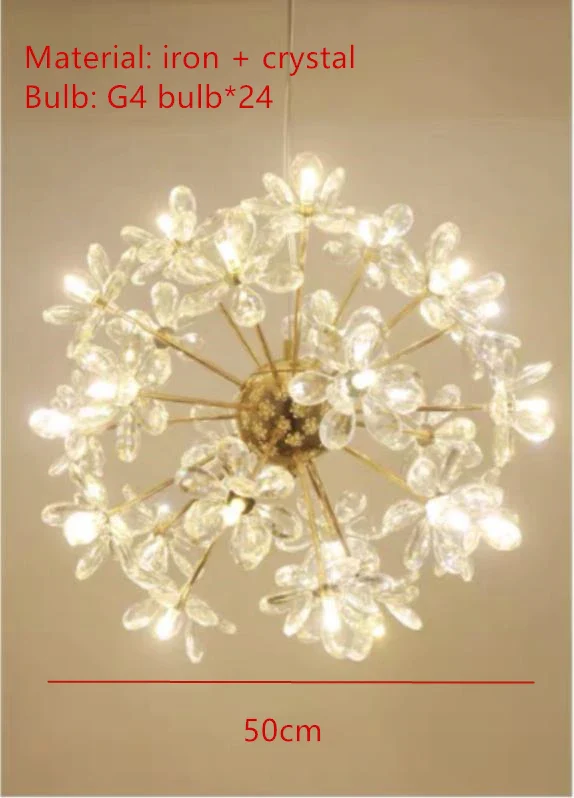 lustres modernes en cristal pour décoration romantique intérieure - Image 18