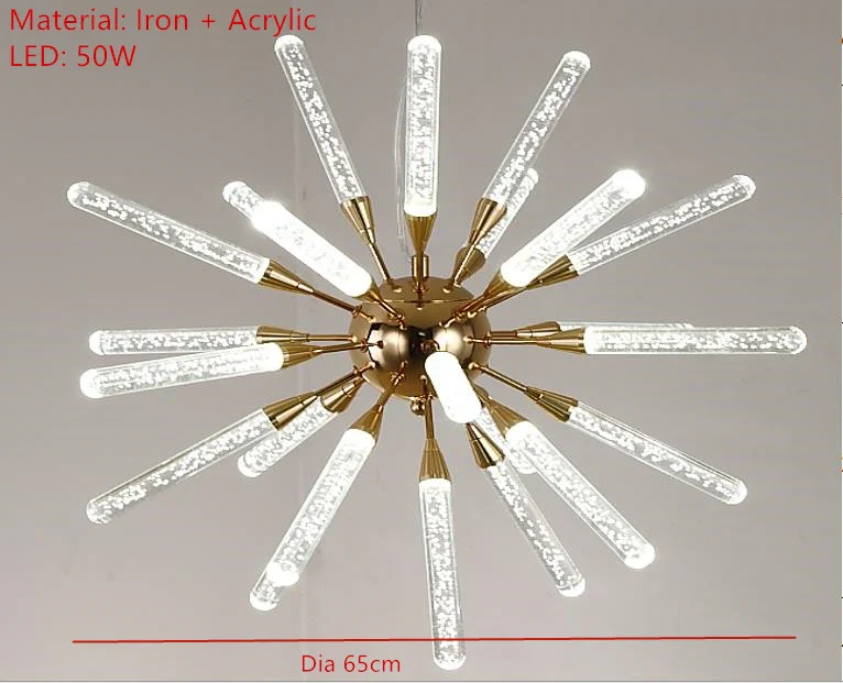 lustres modernes en cristal pour décoration romantique intérieure - Image 9