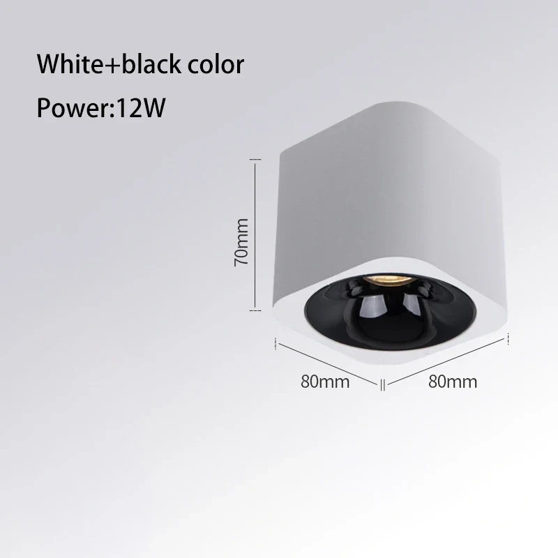 mini projecteur led anti-éblouissement monté en surface pour intérieur - Image 10