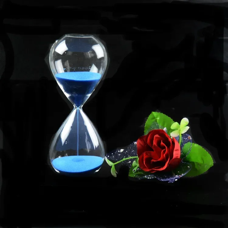 minuterie sablier aimanté 45 minutes artisanat horloge soufflée à la main - Image 3