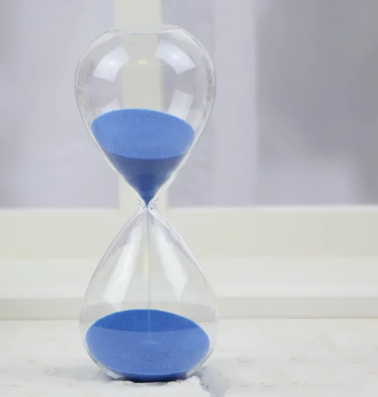 minuterie sablier aimanté 45 minutes artisanat horloge soufflée à la main - Image 5