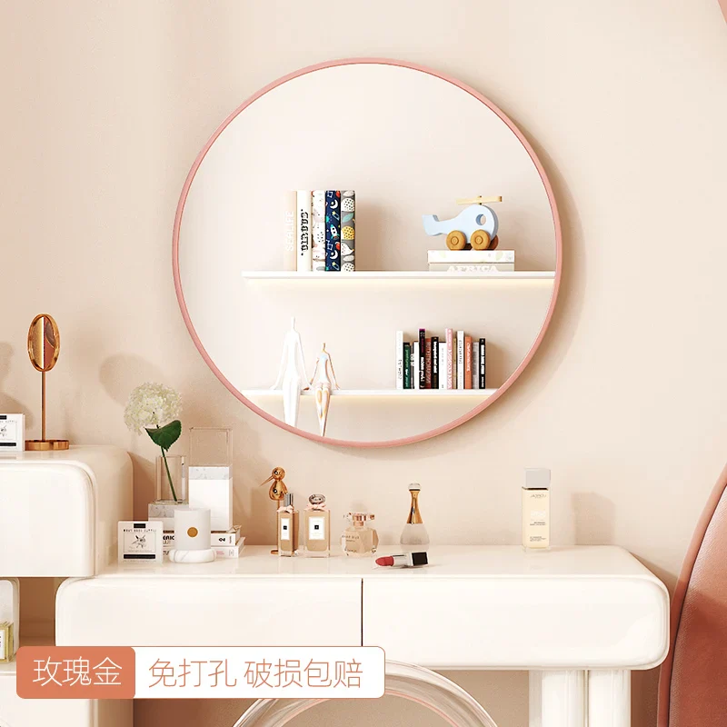 miroir décoratif nordique rond pour salle de bain - Image 6