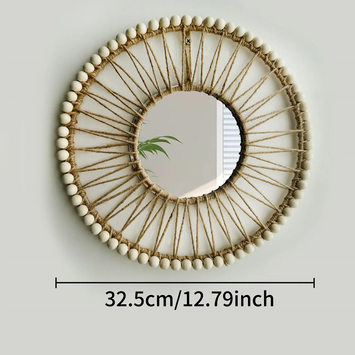 miroir décoratif nordique tissé à la main pour intérieur élégant - Image 6