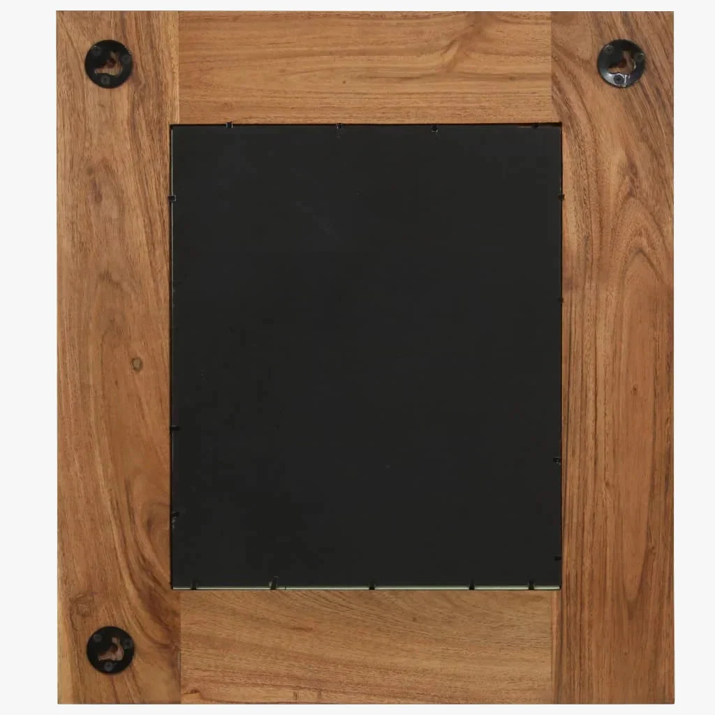 miroir en bois d'acacia massif pour décoration murale intérieure - Image 5
