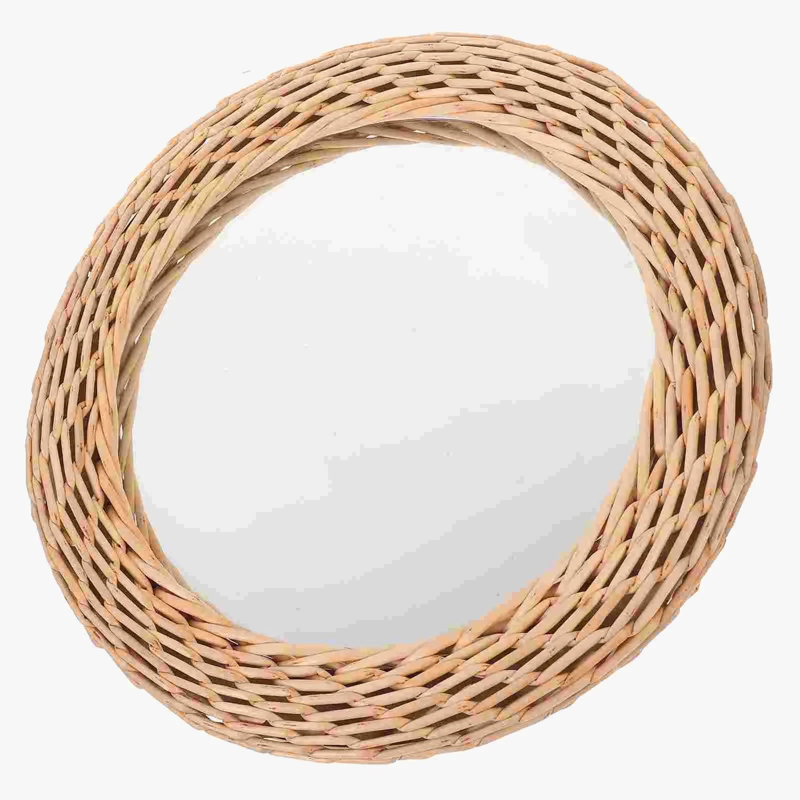 miroir en rotin tissé pour une décoration rustique élégante - Image 5